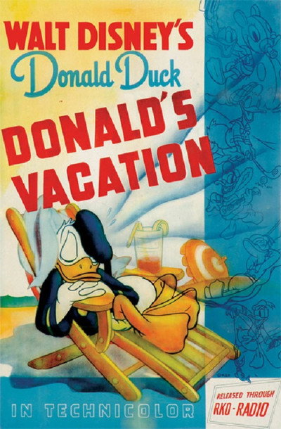 Póster de Vacaciones de Donald