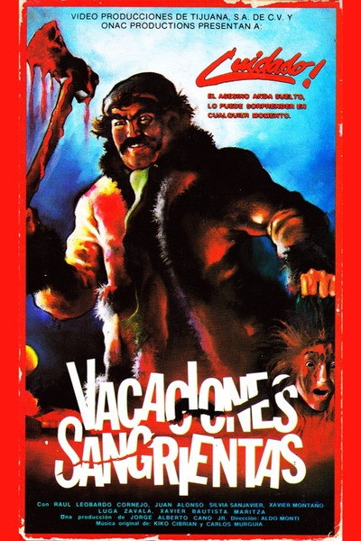 Póster de Vacaciones Sangrientas