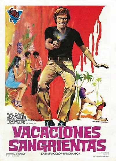 Póster de Vacaciones sangrientas