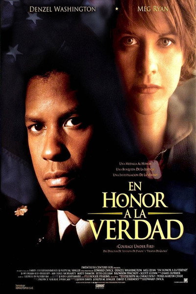 Póster de Valor bajo fuego
