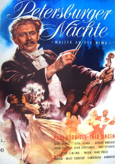Póster de Valses del Neva