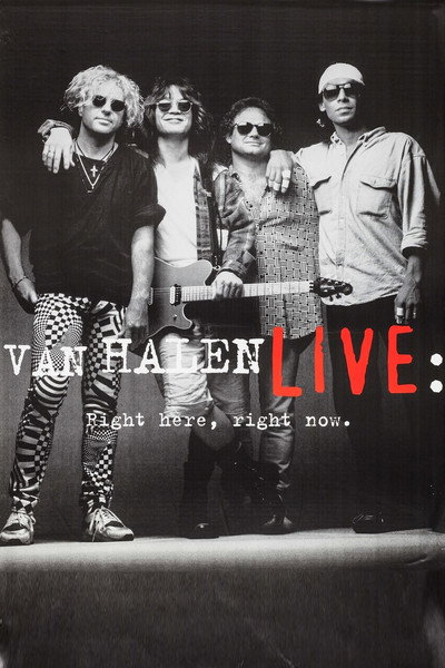 Póster de Van Halen Live: Right Here, Right Now