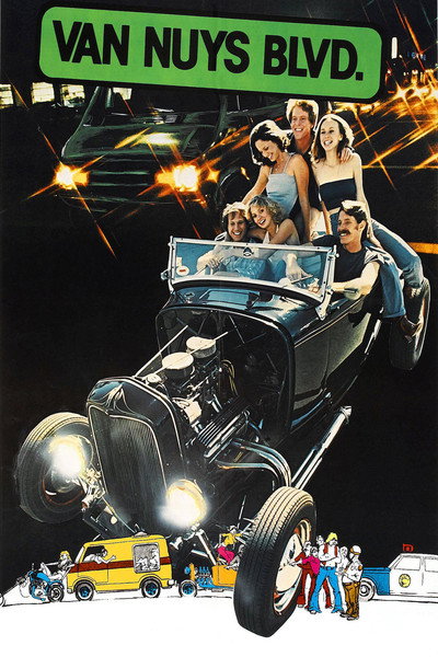 Póster de Van Nuys Boulevard (Los jóvenes y sus locos cacharros)