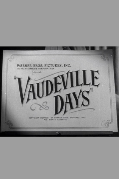 Póster de Vaudeville Days