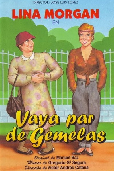 Póster de Vaya par de gemelas