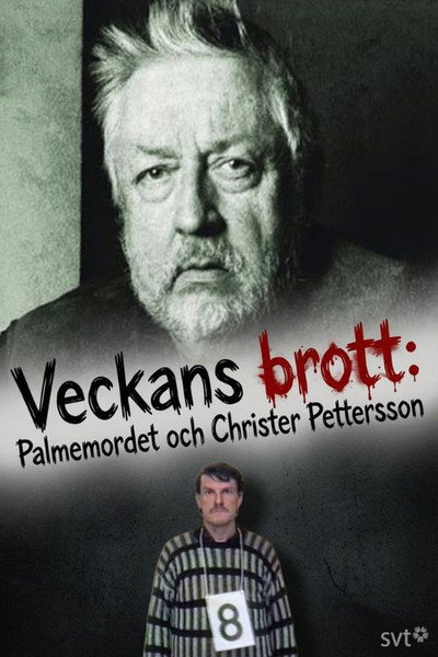 Póster de Veckans brott: Palmemordet och Christer Pettersson