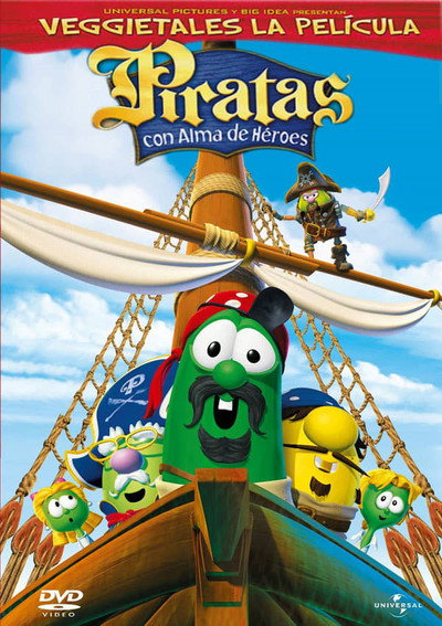 Póster de Veggietales la película - Piratas con alma de héroes