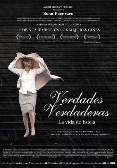 Póster de Verdades verdaderas, la vida de Estela