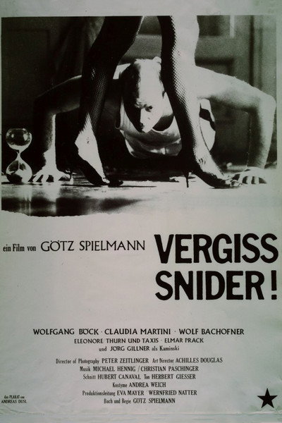 Póster de Vergiss Snider!