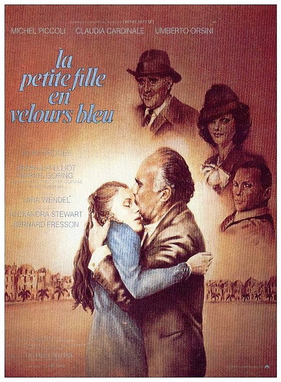 Póster de Vestida de terciopelo azul
