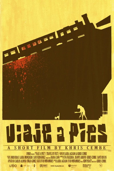 Póster de Viaje a pies