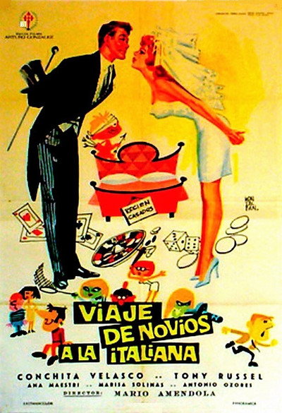Póster de Viaje de novios a la italiana