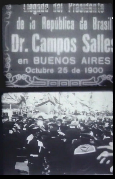 Póster de Viaje del Doctor Campos Salles a Buenos Aires