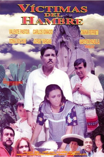 Póster de Victimas del hambre
