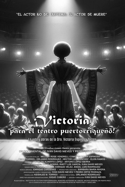 Póster de Victoria para el teatro puertorriqueño