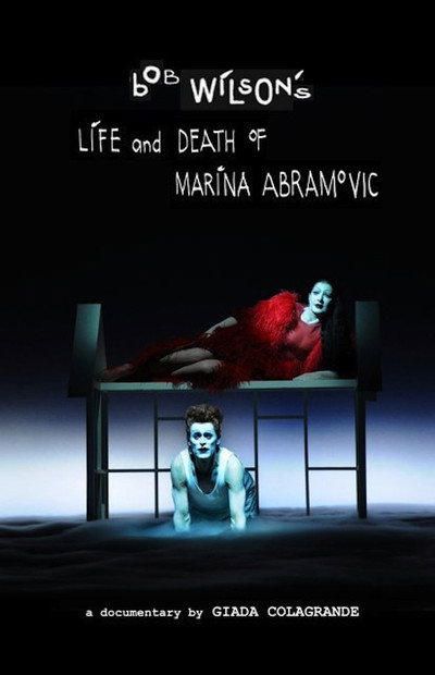 Póster de Vida y muerte de Marina Abramovic, de Bob Wilson