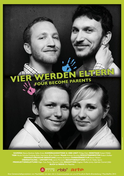 Póster de Vier werden Eltern