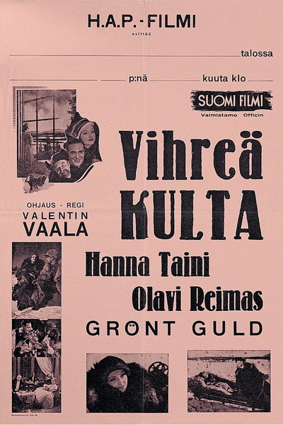Póster de Vihreä kulta