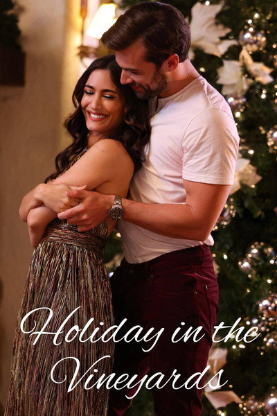 Póster de Viñedos navideños