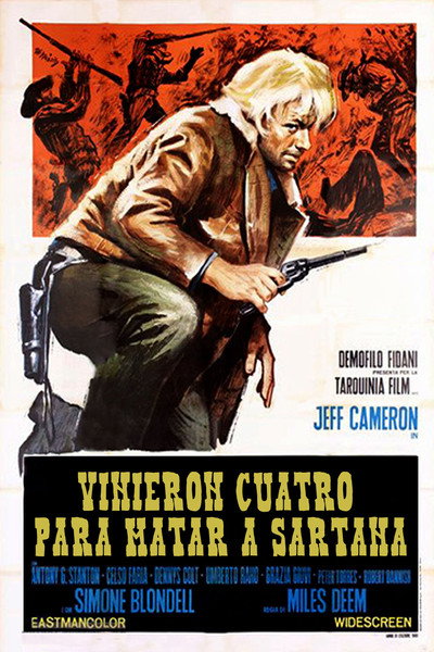 Póster de Vinieron cuatro para matar a Sartana