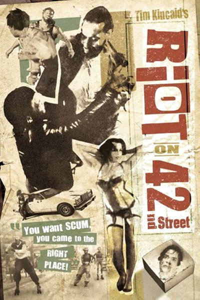 Póster de Violencia en 42nd street