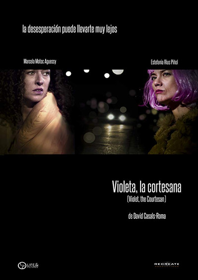 Póster de Violeta, la cortesana