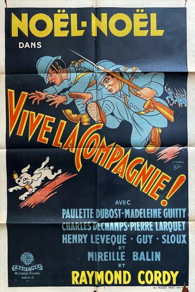 Póster de Vive la compagnie