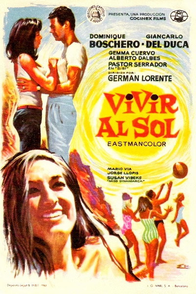 Póster de Vivir al sol