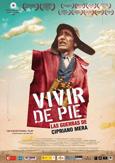 Póster de Vivir de pie. Las guerras de Cipriano Mera