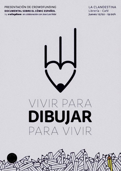 Póster de Vivir para Dibujar, Dibujar para Vivir