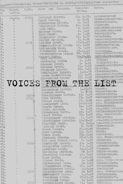 Póster de Voices from the List