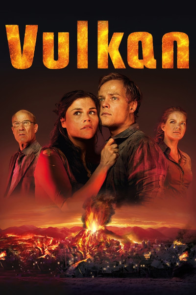 Póster de Volcán en erupción