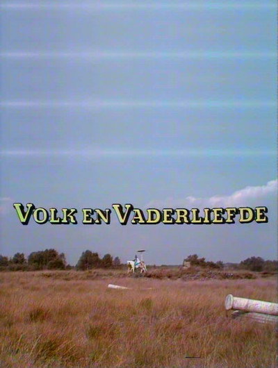 Póster de Volk en vaderliefde