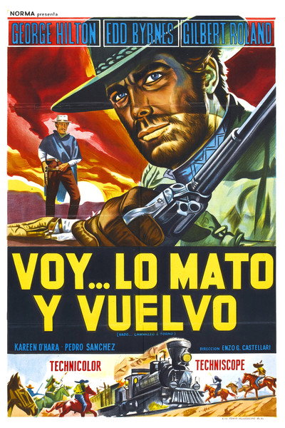 Póster de Voy... lo mato y vuelvo