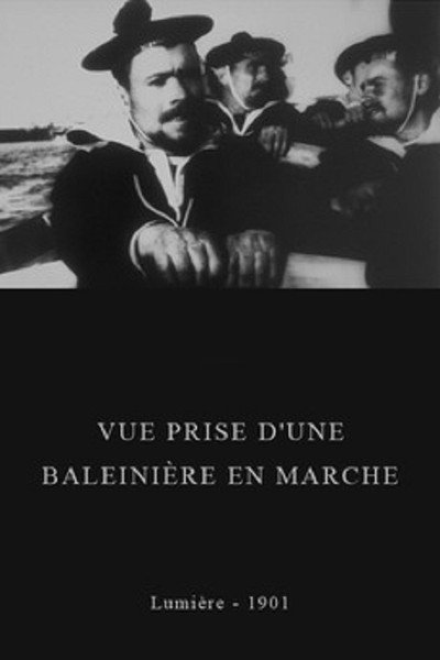 Póster de Vue prise d'une baleinière en marche