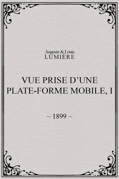 Póster de Vue prise d'une plate-forme mobile I