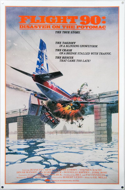 Póster de Vuelo 90: desastre en el Potomac