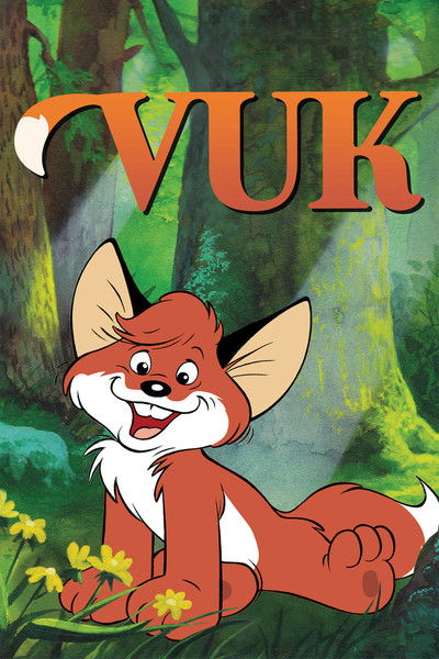 Póster de Vuk, un zorrito muy astuto