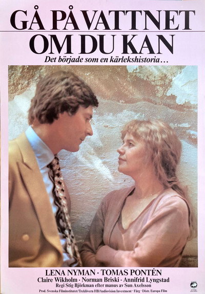 Póster de Walk on Water If You Can