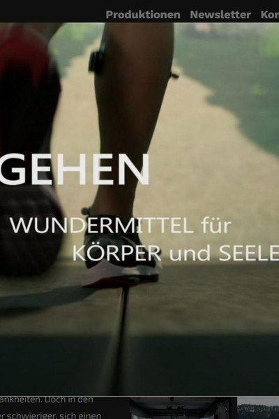 Póster de Walking: A Cure for Body and Soul