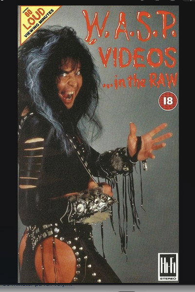 Póster de W.A.S.P. - Videos... In the Raw