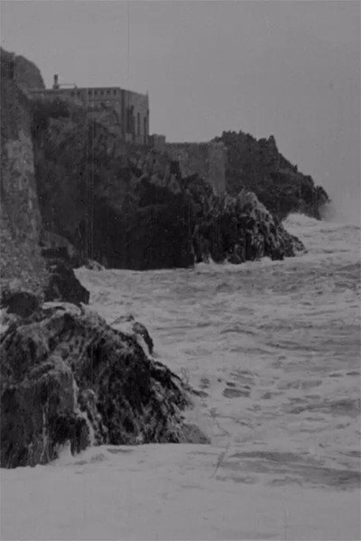 Póster de Waves Breaking on the Shore