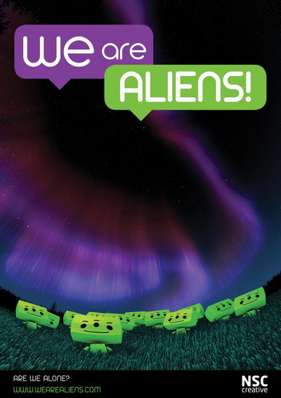 Póster de We Are Aliens: Planetarium Dome Show
