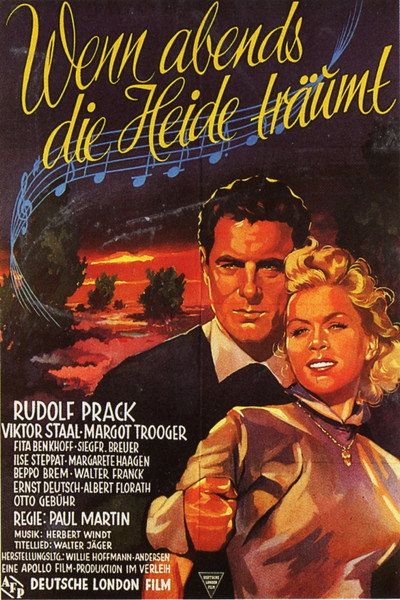 Póster de Wenn abends die Heide träumt