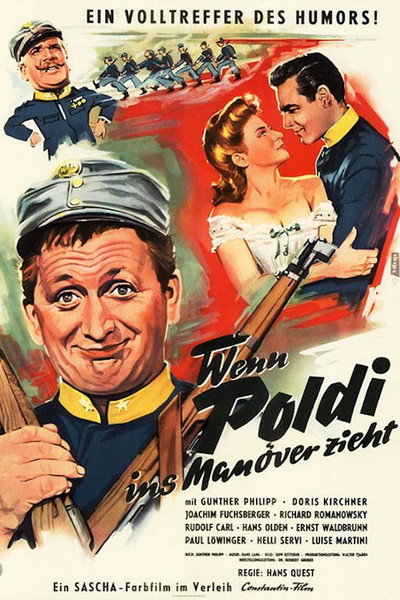 Póster de Wenn Poldi ins Manöver zieht