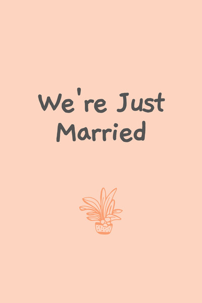 Póster de We're Just Married