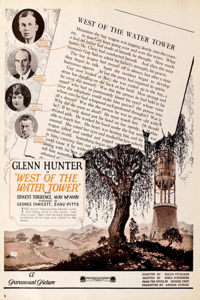 Póster de West of the Water Tower