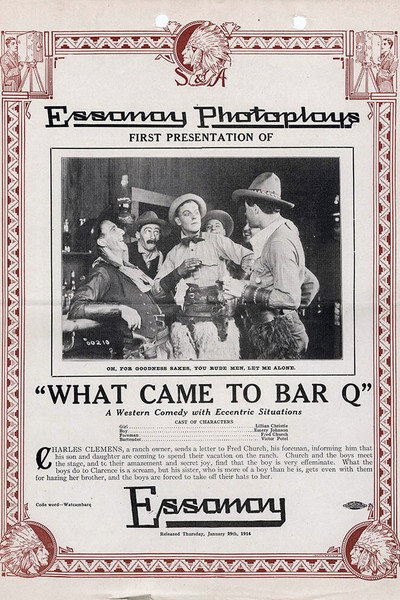 Póster de What Came to Bar Q