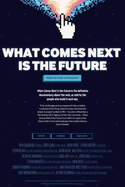 Póster de What Comes Next Is the Future