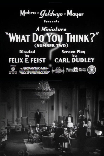 Póster de What Do You Think? (Number Two)